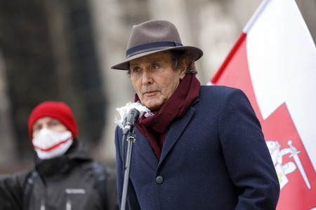 Kundgebung für Demokratie in Belarus in Köln