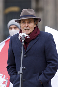 Kundgebung für Demokratie in Belarus in Köln