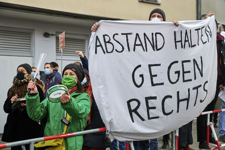 Schweigemarsch gegen Coronamaßnahmen in Berlin