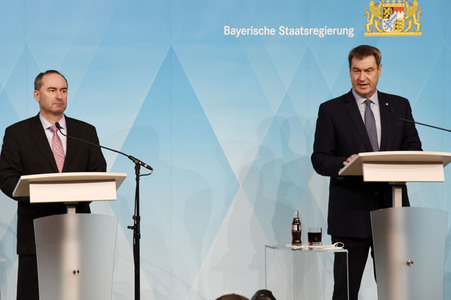 Pressekonferenz zu den Entwicklungen der Corona-Pandemie in München