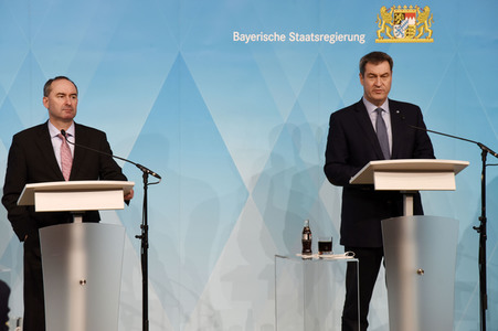 Pressekonferenz zu den Entwicklungen der Corona-Pandemie in München