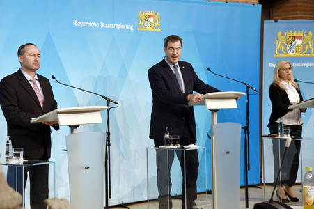 Pressekonferenz zu den Entwicklungen der Corona-Pandemie in München