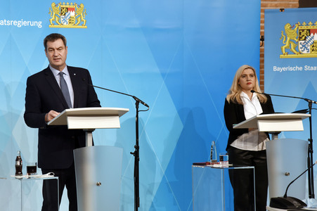 Pressekonferenz zu den Entwicklungen der Corona-Pandemie in München