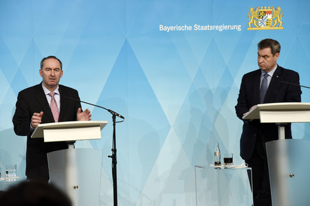 Pressekonferenz zu den Entwicklungen der Corona-Pandemie in München