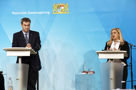 Pressekonferenz zu den Entwicklungen der Corona-Pandemie in München