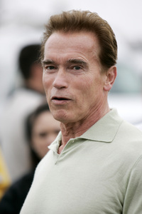 Pressetermin mit Arnold Schwarzenegger zur den Bränden in Malibu