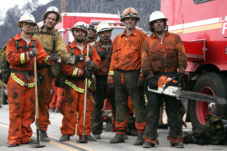 Pressetermin mit Arnold Schwarzenegger zur den Bränden in Malibu