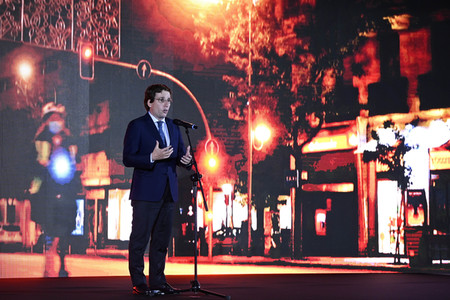 Weihnachtsillumination in Madrid