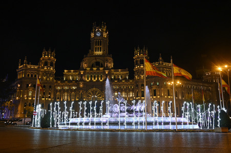 Weihnachtsillumination in Madrid
