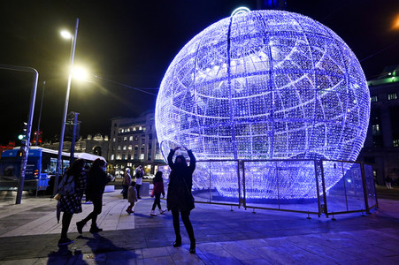 Weihnachtsillumination in Madrid