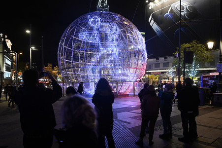 Weihnachtsillumination in Madrid