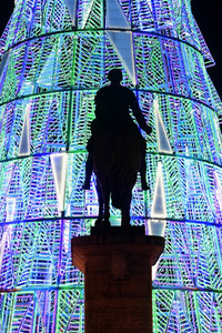 Weihnachtsillumination in Madrid