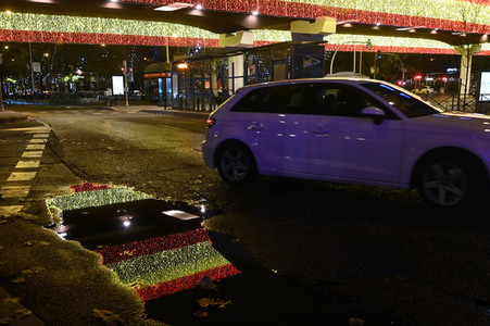 Weihnachtsillumination in Madrid