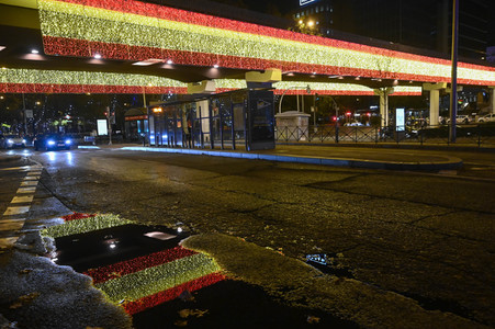 Weihnachtsillumination in Madrid