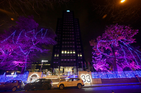 Weihnachtsillumination in Madrid