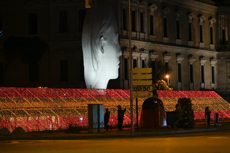 Weihnachtsillumination in Madrid