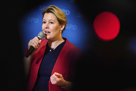 Hybrider Landesparteitag der SPD in Berlin