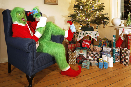 GEEK ART: Der Grinch zur Corona-Weihnacht