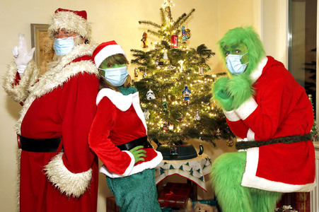 GEEK ART: Der Grinch zur Corona-Weihnacht