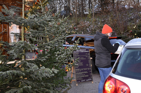 Drive-In-Christkindlmarkt in Landshut