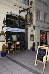 Corona-Teststation in München