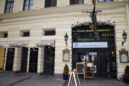 Corona-Teststation in München