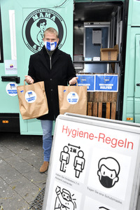 Caritas-Foodtruck on Tour in Berlin