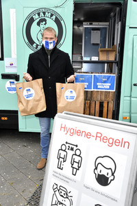 Caritas-Foodtruck on Tour in Berlin