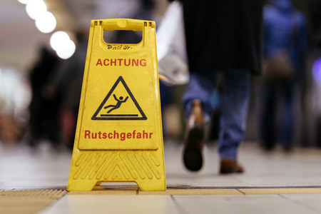Symbolfoto Rutschgefahr