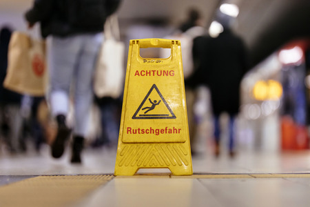 Symbolfoto Rutschgefahr