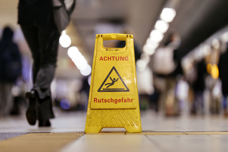 Symbolfoto Rutschgefahr