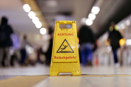 Symbolfoto Rutschgefahr