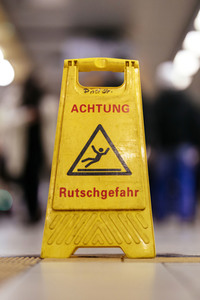 Symbolfoto Rutschgefahr