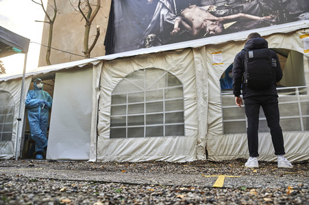 Corona-Schnelltests in Berlin