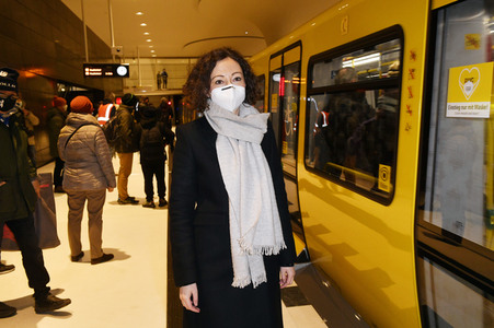 Eröffnung der U5-Neubaustrecke in Berlin