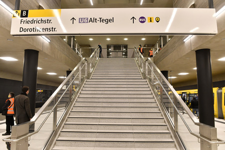 Eröffnung der U5-Neubaustrecke in Berlin