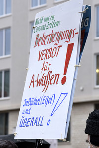 Kundgebung zum bundesweiten Aktionstag gegen Aufrüstung und Krieg in München