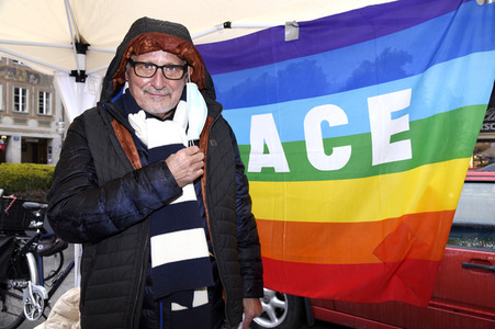 Kundgebung zum bundesweiten Aktionstag gegen Aufrüstung und Krieg in München