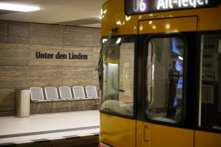 Neuer U-Bahnhof Unter den Linden in Berlin
