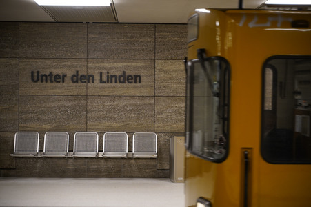 Neuer U-Bahnhof Unter den Linden in Berlin