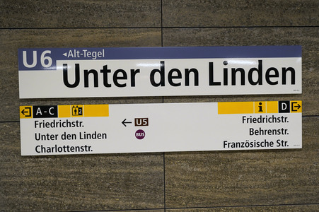 Neuer U-Bahnhof Unter den Linden in Berlin