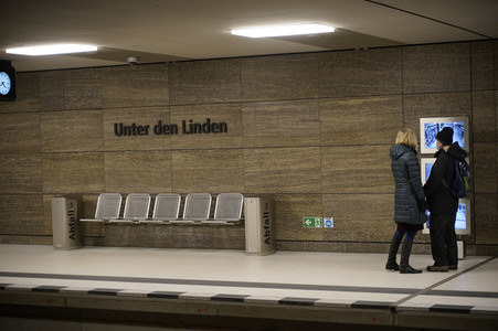 Neuer U-Bahnhof Unter den Linden in Berlin