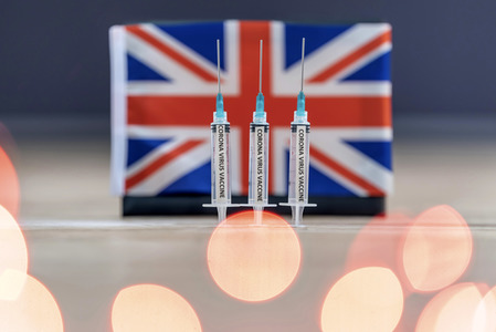 Symbolfoto Impfstoffzulassung in Großbritannien