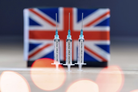 Symbolfoto Impfstoffzulassung in Großbritannien