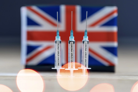 Symbolfoto Impfstoffzulassung in Großbritannien