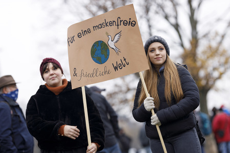 Querdenken-Demo in Düsseldorf