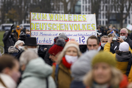 Querdenken-Demo in Düsseldorf