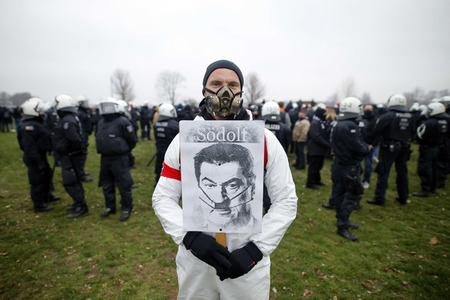 Querdenken-Demo in Düsseldorf
