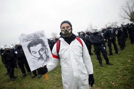 Querdenken-Demo in Düsseldorf
