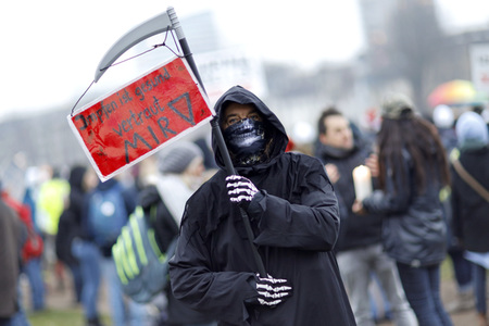 Querdenken-Demo in Düsseldorf
